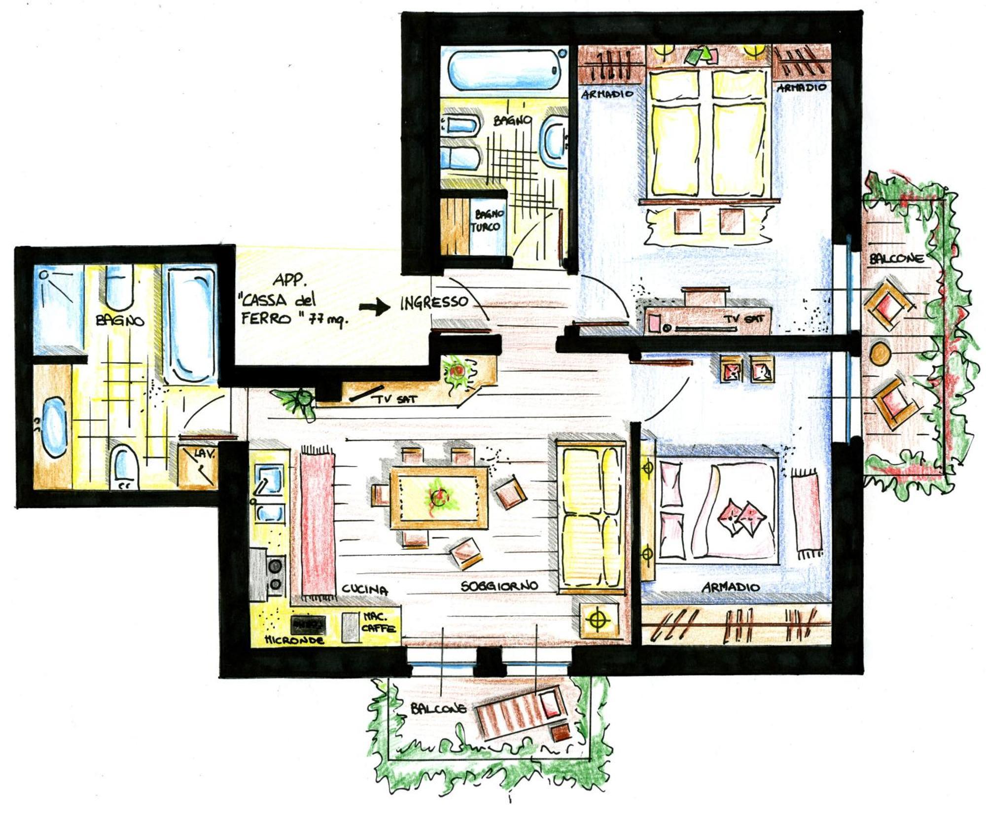 Chalet Mattias Livigno Rom bilde